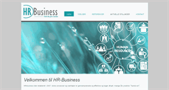 Desktop Screenshot of hr-business.dk